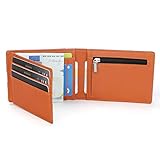 GELIEFERT MIT GESCHENKBOX - Kommt in einer edel verpackten schwarzen Geschenke Box zu Ihnen. Sie können diese Herrengeldbörse zu jedem Anlass verschenken egal ob zum Vatertag, Geburtstag, Weihnachten, Valentinstag, Ostern usw.