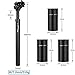 CYSKY Bike Suspension Seatpost 27.2 x 350mm with Bike Seatpost Shim 28.6mm 30.9mm 31.6mm, Shock Absorber Bicycle Seat Post for Mountain Bike Road Bike MTB BMX