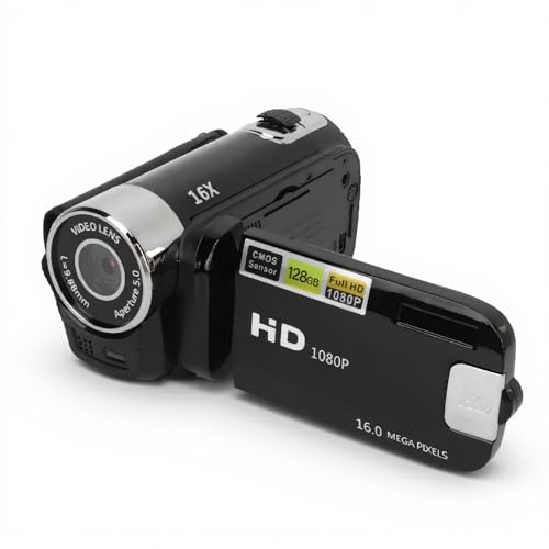 Appareil photo numérique 1080P Diyeeni vlogging 16 MP avec écran rabattable