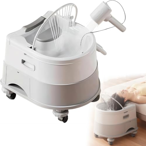 Lavabo portátil para champú con equipo termostático y tanque de 10L