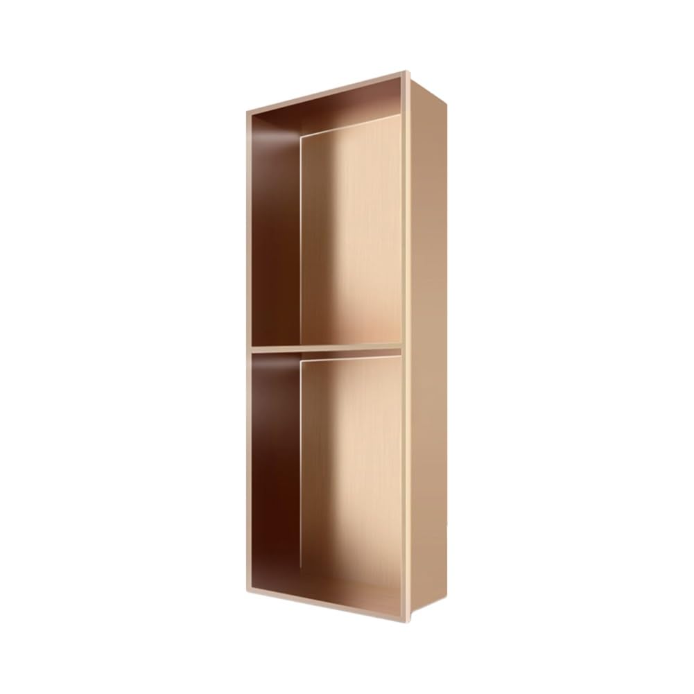 TXGJWRA Stainless Steel Shower Niche Wall Inserted Caddy for Bathroom Storage Organizer Shelf Waterproof and No Tile Needed