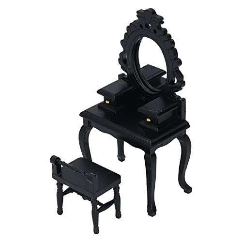 Dilwe 1:12 Puppenhaus Schminktisch Hocker, 15 X 5 cm, 3 Farben, Miniatur Schlafzimmerm?Bel Modell Dekoration DIY… – Bild 5