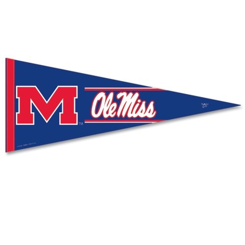Fanion University of Mississippi NCAA 30,5 x 76,2 cm drapeau de sport 64782012
