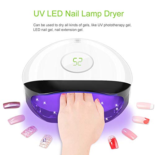 Nageltrockner für Nageldesign, Gelnagellack Maniküre Lichthärtungsgerät, 56 W Tragbare LED/UV Lampe für Gel Nagellack… – Bild 3