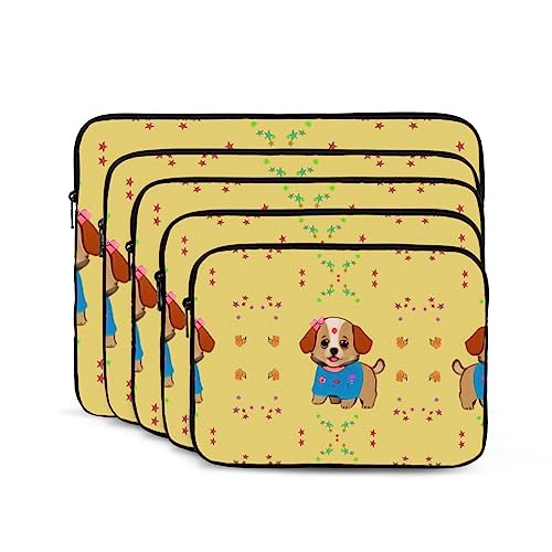 Adorable Cartoon Dog Laptop Sleeve Case 15 Inch Suitable For Notebook Computer Tablet Traveling Carrying Simple Case2