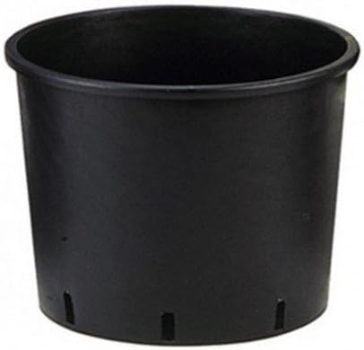Black Pot/Round Container Without Handles 33/33cm (25L)