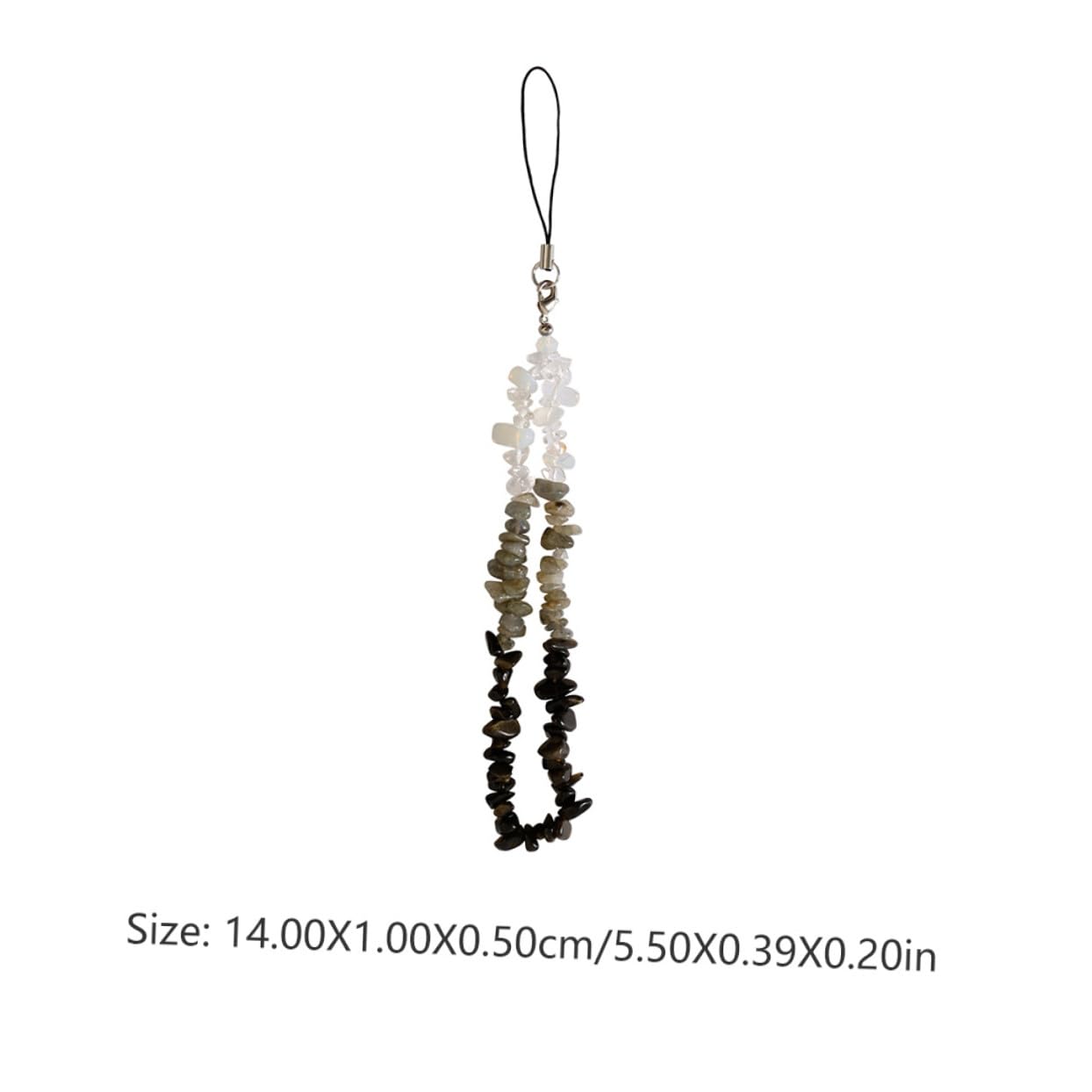 EXCEART 2 Series Cuerda De Teléfono De Naturales Antideslizante Accesorios Para Colgar Móvil Colores 4 Piezas*2