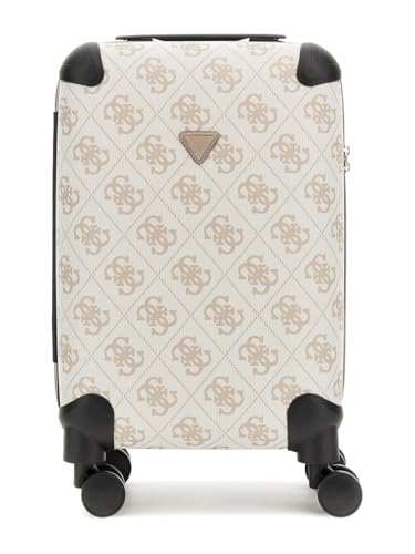 DETTAGLI PREMIUM: Decorato con emblema triangolare metallico e motivo monogrammo su tutta la superficie
