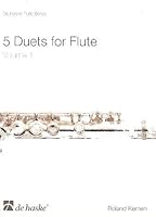 5 DUETS FOR FLUTE VOLUME 1 FLUTE TRAVERSIERE 9043128961 Book Cover