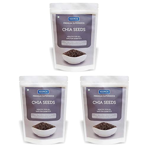 See full amazon price history chart for Keeros Premium Raw Chia Seeds (Black) for eating : Gluten Free, High Antioxidants, Omega-3, Fibre & Protein Rich Super Seeds for weight Loss |Pack of 3x400g Keeros Premium Raw Chia Seeds (Black) for eating : Gluten Free, High Antioxidants, Omega-3, Fibre & Protein Rich Super Seeds for weight Loss |Pack of 3x400g (B09MH7PC2X) Amazon Price History, Amazon Price Tracker