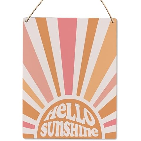 Boho Hello Sunshine Wood Sign by Tqeestr Cover