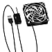 Intelligent Temperature Control USB Fan 8cm for Gaming Consoles and More 86HC(Starting Over 40C)