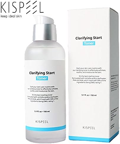 [KISPEEL Korea] Clarifying Centella AHA, PHA, 99% EWG rating 1 Moisture Start Face Toner 5.1oz (150ml)