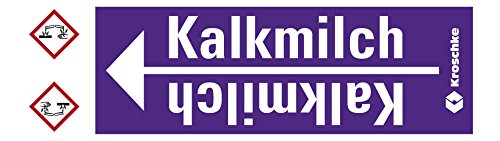 LEMAX® Rohrleitungsband Kalkmilch, praxisbewährt, ab Ø 10mm, violett/weiß, 33m/Rolle