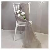 TAILLE : Chaque ruban d'organza mesure environ 200 x 150 cm. Peut créer une atmosphère romantique et rêveuse pour votre mariage ou votre fête.