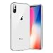 Produktbild RSTTY Crystal Clear Hülle Kompatibel mit iPhone X, iPhone XS Handyhülle Anti-Gelb Dünn Schutzhülle Case Stoßfest Kratzfest Cover Hart PC Rückseite mit TPU Rahmen Hartcase für iPhone X/XS (Transparent)