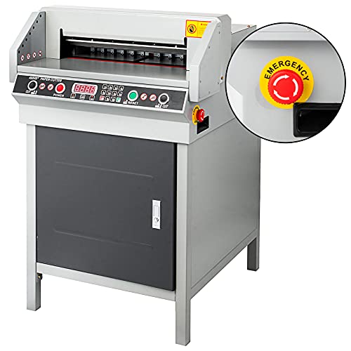 Mophorn Electric Paper Cutter 450mm 17.7 Inch Paper Cutter Guillotine Numerical Control Automatic Digital