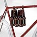 Hesaohuk Leather Bicycles Beer Carrier Holds 6 Bottles Lightweight Beer Bottle Carrier with Handle Gifts for Beer Lovers