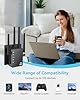 105-Device Compatible WiFi Extender Signal Booster, WiFi Extender, 12880 Sq.Ft Long Range, Dual Band 5GHz/2.4GHz 1200Mbps, Simple Installation for Home & Outdoor