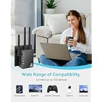 105-Device Compatible WiFi Extender Signal Booster, WiFi Extender, 12880 Sq.Ft Long Range, Dual Band 5GHz/2.4GHz 1200Mbps, Simple Installation for Home & Outdoor - Image 3