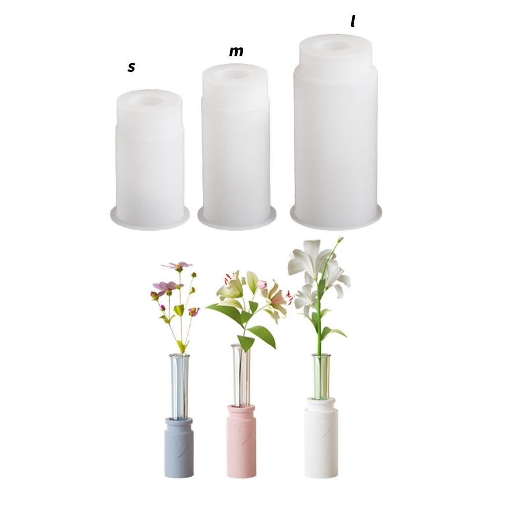 Stampi Per Oggetti In Resina Set Di 4 Stampi In Silicone Per Resina Epossidica - Forme Cuore, Vaso, Fiore E Casa Per Decorazioni Fai Da Te Stampi Per