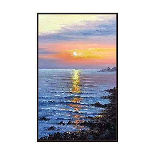 Broderie strass kit complet à offrir en cadeau créatif original motif paysage 50x100cm