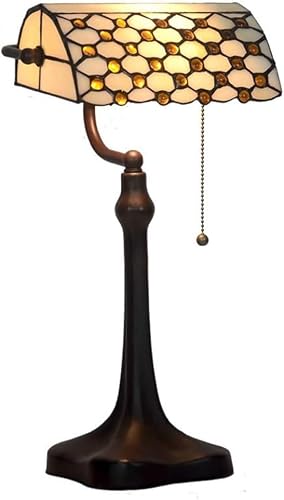 DFAEEKIYO Tiffany Table Lamp 25.4 Cm Bank European Simple