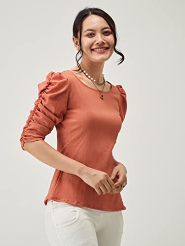 Image of AASK Casual Solid Women Top
