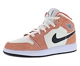 Jordan Youth Air 1 Low GS 553560 130 Triple Blanco - Talla, Team Orange/Black-Sail, 6.5 Big Kid