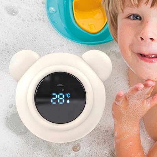 Baby Bath Thermometers, Security Bathtub Thermometers With LED Display, 2.95x1.18x3.15 inches Portable Kids Care Product Bathing And Shower Use Pool Nursery for Baby – Image 4