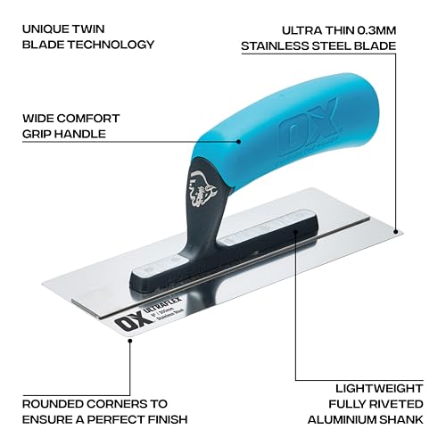 Finishing Trowel Ox Tools pour éviter les traces d\'enduit - 2