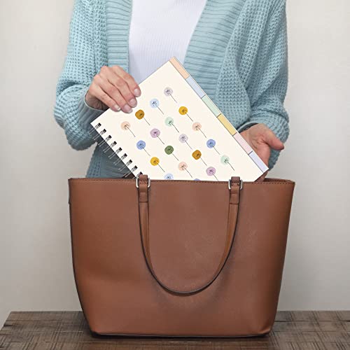 Studio Oh! Dotted Palms By Jen B. Peters Edith Spiral Notebook, 192 Pages, Hardcover Notebook, 6.8 In X 9.3 In #TOP6