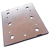 FIXOSHEE Aluminium Schleifteller Ersatz Stützplatte für Schwingschleifer Robuste Schleifpad Trägerplatte mit Hoher Reißfestigkeit und Einfacher Montage Kompatibel für Elektroschleifer