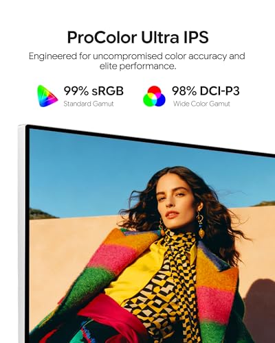 Image of G27X-SE 27'' UHD 5K (5120 x 2880) Glossy Monitor, IPS Panel, 10-Bit Color, 99% sRGB, 98% DCI-P3, 75Hz, 218PPI, HDR, 2000:1, Eye Care