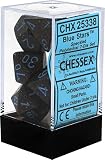Chessex CHX25338 Dice-Speckled Blue Stars Set