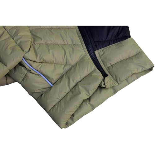 Hundemantel, warme Hundejacke, 4 Beine bedeckt, wasserdicht, Winddicht, reflektierende, warme Hundeweste, Hundeschneejacke für kleine, mittlere und große Hunde.Olive Green M