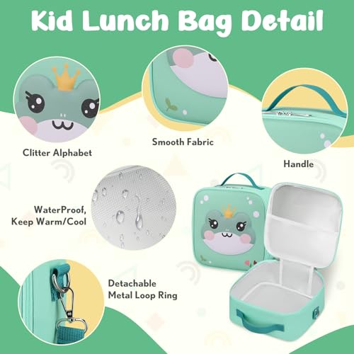 Image of Kids Bento Box - 4 Compartment, Leak-Proof, with Soup Thermo
