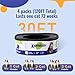 ZOMISIA 4 Pack Cat Litter Refill Bags, Non-See-Through Jumbo 120FT Cartridge Refill Total Up to Over 16 Months Per Cat for Odor Control, Compatible with Genie Standard, Plus