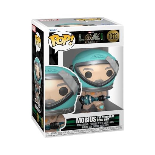 Funko Pop! Marvel: Loki - Mobius - (TVA Temporal Core Suit) - Figura de Vinilo Coleccionable - Idea de Regalo- Mercancia Oficial - Juguetes para Niños y Adultos - TV Fans - Muñeco para Coleccionistas