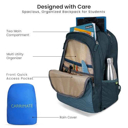 Image of Topo Backpack for Boys & Girls | Lightweight 3 Compartment Bag