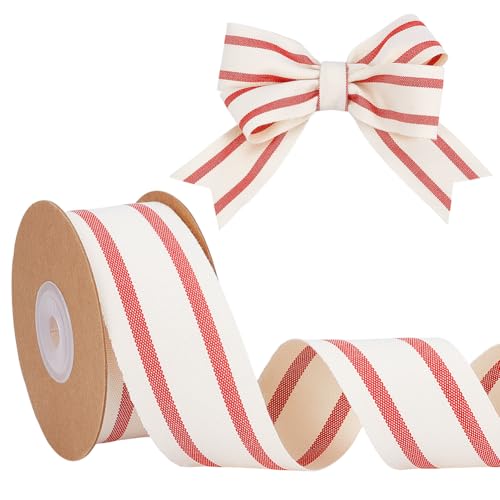 Ruban en coton à rayures BENECREAT de qualité supérieure pour décoration - 2