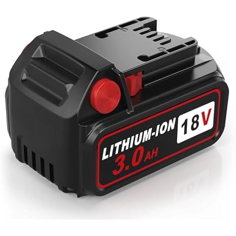 TOMAPEX Replacement 3.0Ah Battery Compatible with 18v 6000mAh Milwaukee M-18 Cordless Power Tools Cover