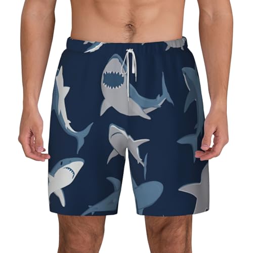 Short de bain bleu homme séchage rapide léger et respirant pour la plage