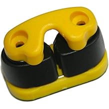 Nautos 91026 by- Small Composite cam Cleat - Yellow Base - with Fairlead Included