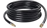 GASPRO 18-Foot Quick Connect Propane Hose for RV to Camping Grill, Camp Chef Stove, Outland Fire Bowl, Portable Fire Pit and More