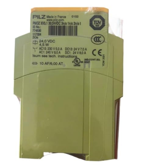 Available for PILZ Relay 774530 PNOZ XV3.1 30/24VDC 3n/o 1n/c 2n/o t 4.5W General Accessories (774530)