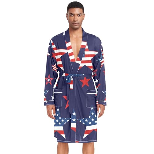 Poeticcity Men Kimono Satin Robe, Wedding Short Bathrobe Sleepwear Dressing Gown M-XL