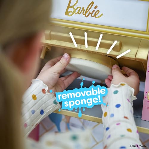 image for KidKraft Cook with Barbie™ Wooden Play Kitchen with Lights, Sounds, 