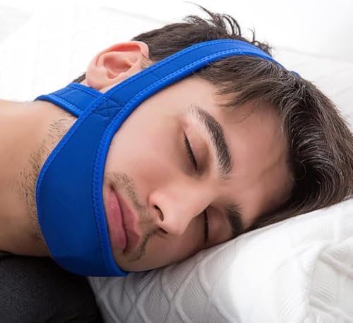 ITODA Anti Schnarch Kinnriemen Damen Herren Schnarchstopper Verstellbar Anti Schnarch Geräte verstellbar Schnarchen Kinnband Schlaf Schnarchreduzierung für Frauen und Männer Schnarchlösung