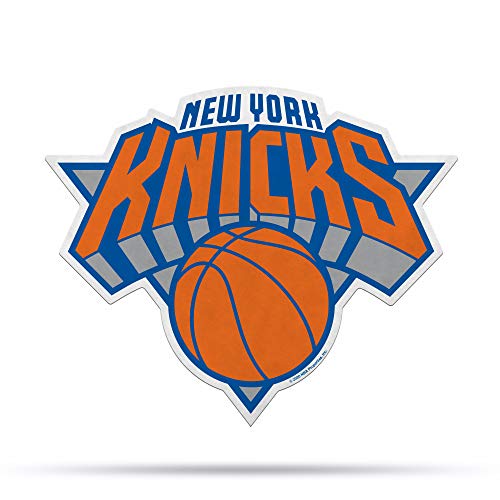 Rico Industries NBA New York Knicks NBA Primary Logo Shape Cut Pennant, Team color, Item footprint: 18' x 18'